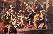 Francesco Solimena Dido Receiveng Aeneas and Cupid Disguised as Ascanius painting